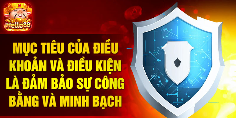 Mục tiêu của điều khoản và điều kiện là đảm bảo sự công bằng và minh bạch