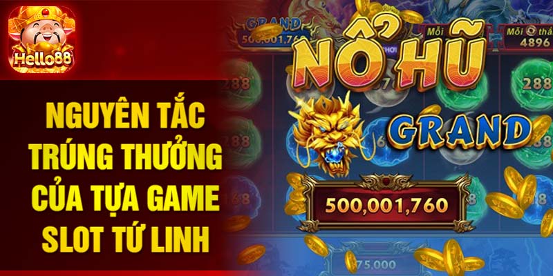 Nguyên tắc trúng thưởng của tựa game slot Tứ Linh