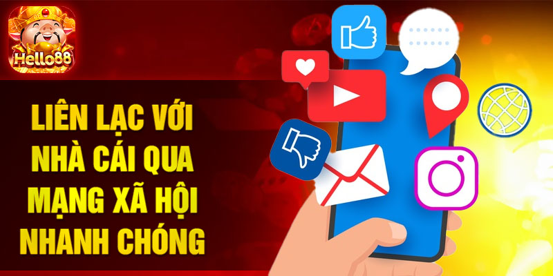 Liên hệ với nhà cái qua mạng xã hội nhanh chóng